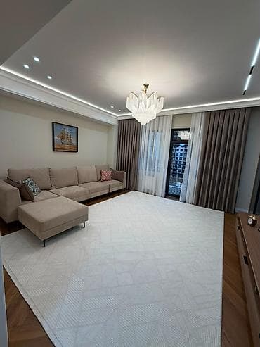 Квартиры: 4 комнаты, 136 м², Асанбай мкр Элитка, 6 этаж, Дизайнерский ремонт — 4