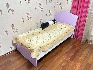 Детский комод: Детская односпальная кровать, Б/у, Для девочки, С матрасом, Самовывоз — 7