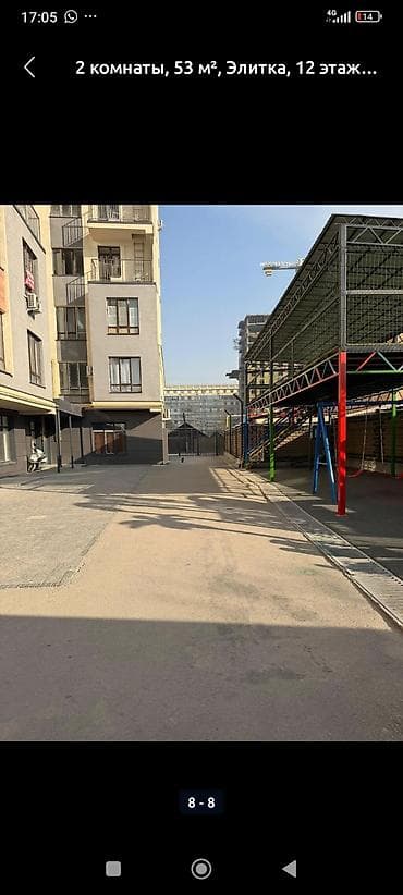 квартира бер: 2 бөлмө, 60 м², Элитка, 5 кабат, Евроремонт — 10