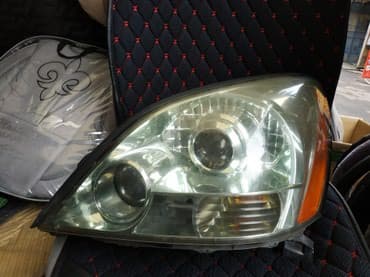 gx470 зеркало: Фара GX-470. Оригинал б/у. Состояние отличное.Все крепления, ушки — 1