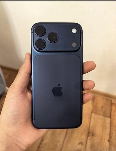 11 про новый: IPhone 17 Pro Max, Новый, 256 ГБ, Синий, Зарядное устройство, 100 % — 1