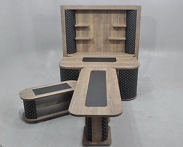 стол директорский: Комплект офисной мебели, Дерево, цвет - Черный — 2