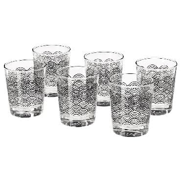 набор бокалов: Новый набор стаканов (6 штук) 
Объём 230 мл — 1