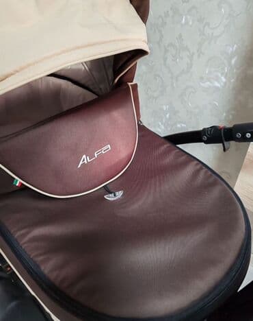 купить прогулочную коляску недорого: Коляска, цвет - Коричневый, Б/у — 2