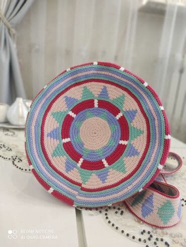 сумка ванс прозрачная оригинал: Сумка мочила с крючком,100 %хлопок — 1