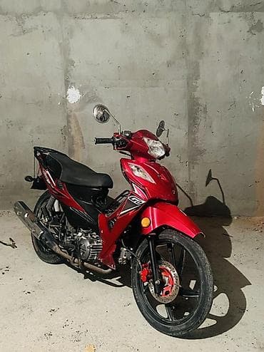 Мопед (кубик) красного цвета - Тип: классический underbone/кубиток с