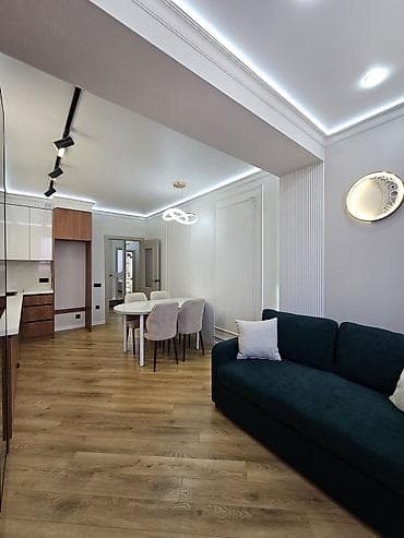 zalkar: 2 комнаты, 67 м², Тунгуч мкр Элитка, 5 этаж, Дизайнерский ремонт — 9