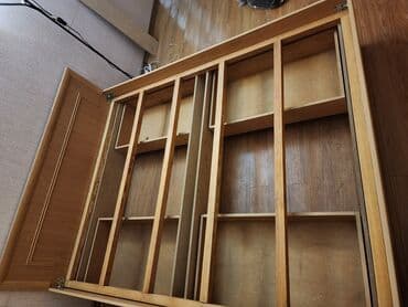 Шкафы: Кровать с подъемным основанием и ящиками для хранения - Материал — 1