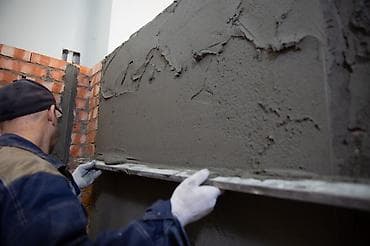 стена: Штукатурные работы по маякам - Выравнивание стен и перегородок по — 1