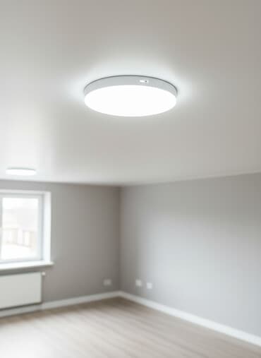 led лампы для дома: Плафон тонкий, для натяжного потолка круг 18 ват Цена от 10 штук — 1