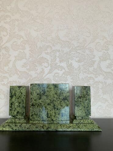 камни для аквариума: Органайзер выполнен из натурального камня змеевик. Стильные дополнение — 6