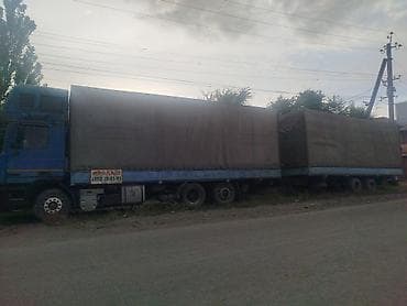 smart open: Тягач, DAF, 1991 г., Тентованный — 1