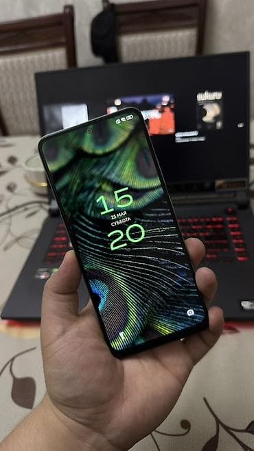 poco 3: Redmi, Redmi Note 12, Б/у, 128 ГБ, цвет - Зеленый, 2 SIM — 1