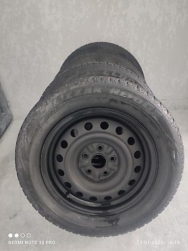 шины 215 45 18: Колеса в сборе 215 / 60 / R 16, Зима, Б/у, Комплект, Легковые, Железные, отверстий - 5 — 5