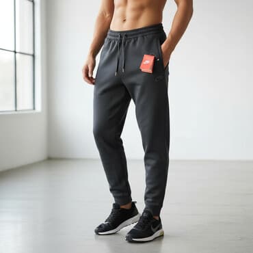 Мужские брюки, XL, Nike, Новый, цвет - Черный, Самовывоз at lalafo.kg Мужские брюки, XL, Nike, Новый, цвет - Черный, Самовывоз