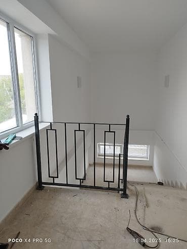 рейки на стену: Готовые перила, Материал: Металл, Для лестницы — 4