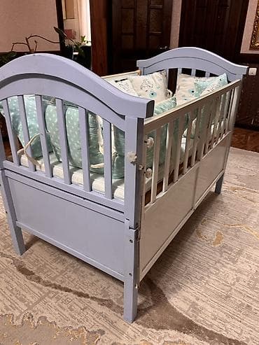 Балдар эмереги: Продам детскую кроватку с матрасом и бортиками.(б/у) Матрас — 2