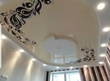 потолок гипсокартон: Натяжной потолок 3D потолки, Глянцевое, Матовое — 28