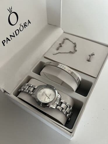 накидка на свадебное платье: Подарочный набор Pandora Состав набора: - Женские наручные часы на — 3