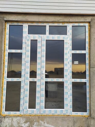 оборудование для окон: Металлопластиковое окно на заказ, Тип окна: Витражные, Стандартные, Фасадные, Бесплатная установка, Без рассрочки — 9