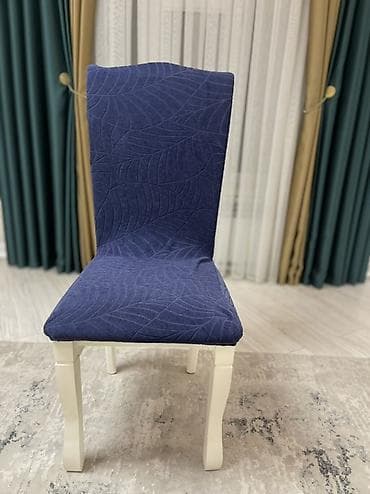 чехол а3: Чехлы на стулья, эластичные, с фактурным жаккардовым рисунком. - — 4