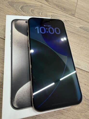 xr чехол: IPhone 15 Pro Max, Колдонулган, 1 ТБ, Natural Titanium, Каптама, Кабель, Куту, 100 % — 3