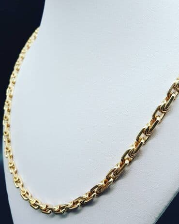 продаю золотую цепочку: Цепь для бензопилы, Проба 585, Мужские, Новый, Ручная работа — 29