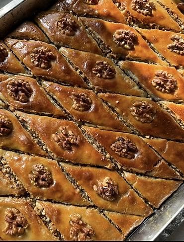 Дом и сад: Домашняя пахлава с грецкими орехами - Классическая ромбовидная — 2