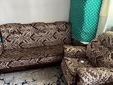 мебели каракол: Ашкана үчүн жумшак бурчек, түсү - Күрөң — 1