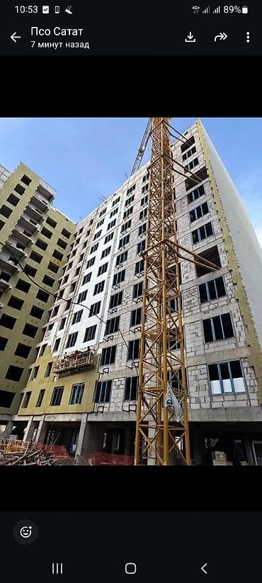 Батирлер: 1 бөлмө, 49 м², Көк-Жар мкр Элитка, 9 кабат, ПСО (өз алдынча бүтүрүү) — 5