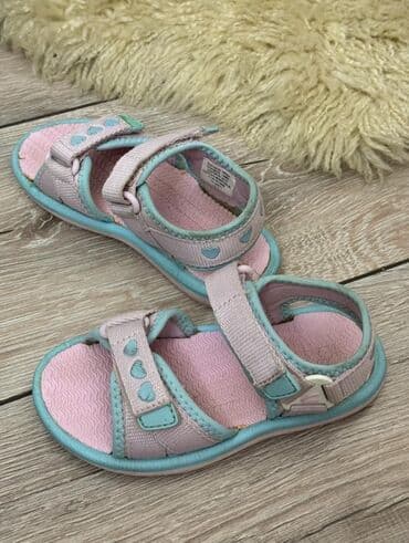 Сандалики Clarks 26/27 р UK 9 - 300 сом 🌸 Коралловые тапочки 26 р