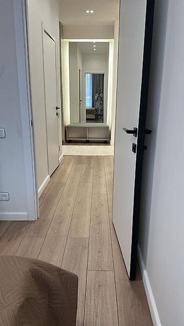 osh flat: 2 комнаты, 63 м², Площадь Ала-Тоо Элитка, 2 этаж, Дизайнерский ремонт — 7