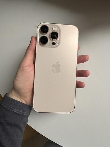 13 iphone pro max: IPhone 16 Pro Max, Б/у, 256 ГБ, Rose Gold, Кабель, 100 % — 1