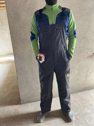 спецодежда дордой: Рабочий полукомбинезон Dynme (серый) - Модель: полукомбинезон на — 1