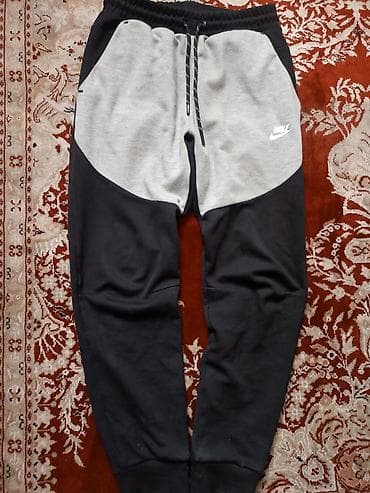 найк теч флис штаны: Мужской спортивный костюм, M, Nike, Новый, цвет - Черный, Платная доставка, Самовывоз — 2