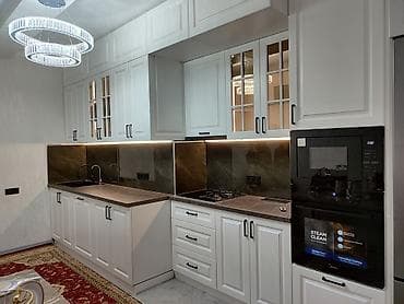 Кухонные гарнитуры: Кухонные гарнитуры в неоклассическом стиле под потолок - Фасады — 3