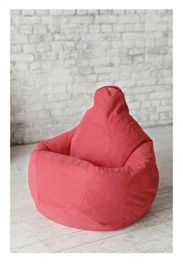 кресло мешок бишкек: Бинбэг, Новый, Платная доставка, Самовывоз, цвет - Красный — 7