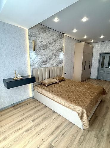 Продажа квартир: 2 комнаты, 59 м², Элитка, Асанбай мкр Элитка, 4 этаж, Евроремонт — 5
