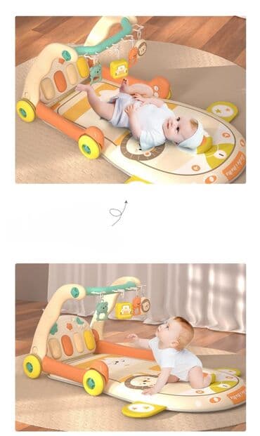 игрушка автомат музыкальный: В НАЛИЧИИ Многофункциональный -музыкальный развивающий коврик- — 3