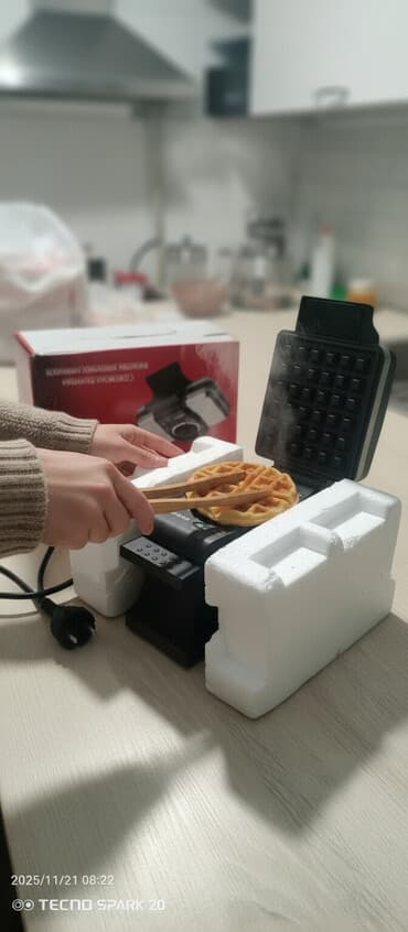 ноутбук бишкек в рассрочку: Электрогриль/сэндвичница JARKOFF JK-56705 - Компактный электрический — 1