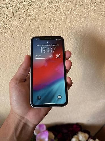 IPhone 11, Б/у, 128 ГБ, Белый, Чехол, Зарядное устройство, Защитное стекло, 100 %