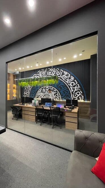 установка стеклянной перегородки в душе цена: На заказ Цельностеклянная перегородка, Для офиса, Бронированное стекло, Демонтаж, Монтаж — 1