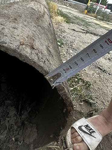 Дом и сад: Железная труба Подходит для: - водоотводных канав и дренажа; - — 4