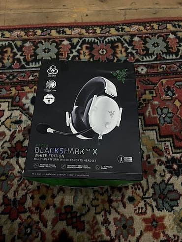 купить ps5 slim: Игровая гарнитура Razer BlackShark V2 X White Edition (проводная — 1