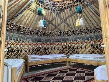 барачные дома: Юрта, Бостери ЦО Кыргызское взморье, Бостери, Барбекю — 2