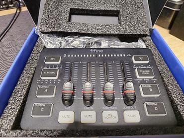 nothing ear 2: Аудиомикшер Fifine AmpliGame SC3 (Gaming Mixer), цвет черный — 2
