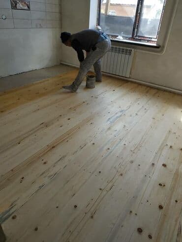 отделочные работы бишкек цена: Шлфуем стелим пол паркет ламинат — 9
