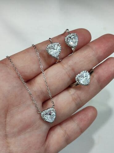 набор пандора: Серебряный Набор+ Цепочка с подвеской Серебро 925 пробы Качество — 2