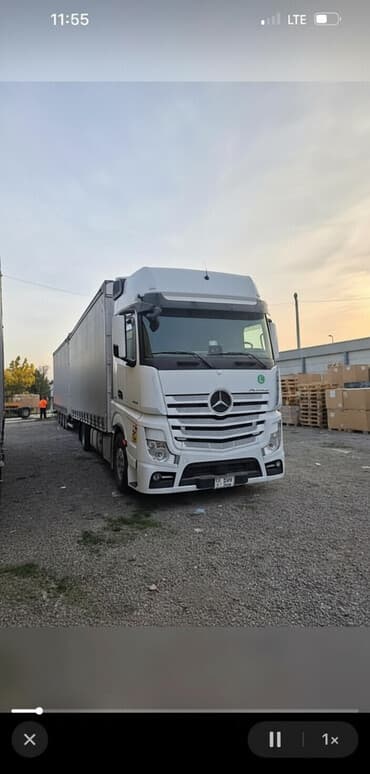 колесо на газ 52: Тягач, Mercedes-Benz, 2016 г., Тентованный — 1