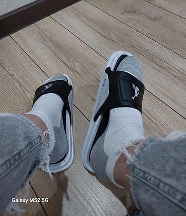 lining flex: Мужские сандалии, 40, 40.5, 41, Air Jordan, Новый, цвет - Черный, Самовывоз — 6